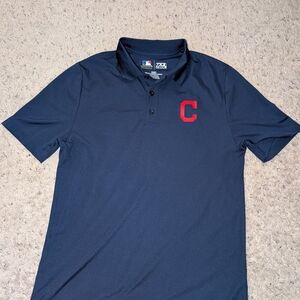 MLB Cleveland Guardians TX3 Cool Polo Shirt Mens Size Medium